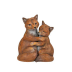 Cute Panda Rabbit Hug Statue Resin Couple Valentine's Day Gift Ship from UK
