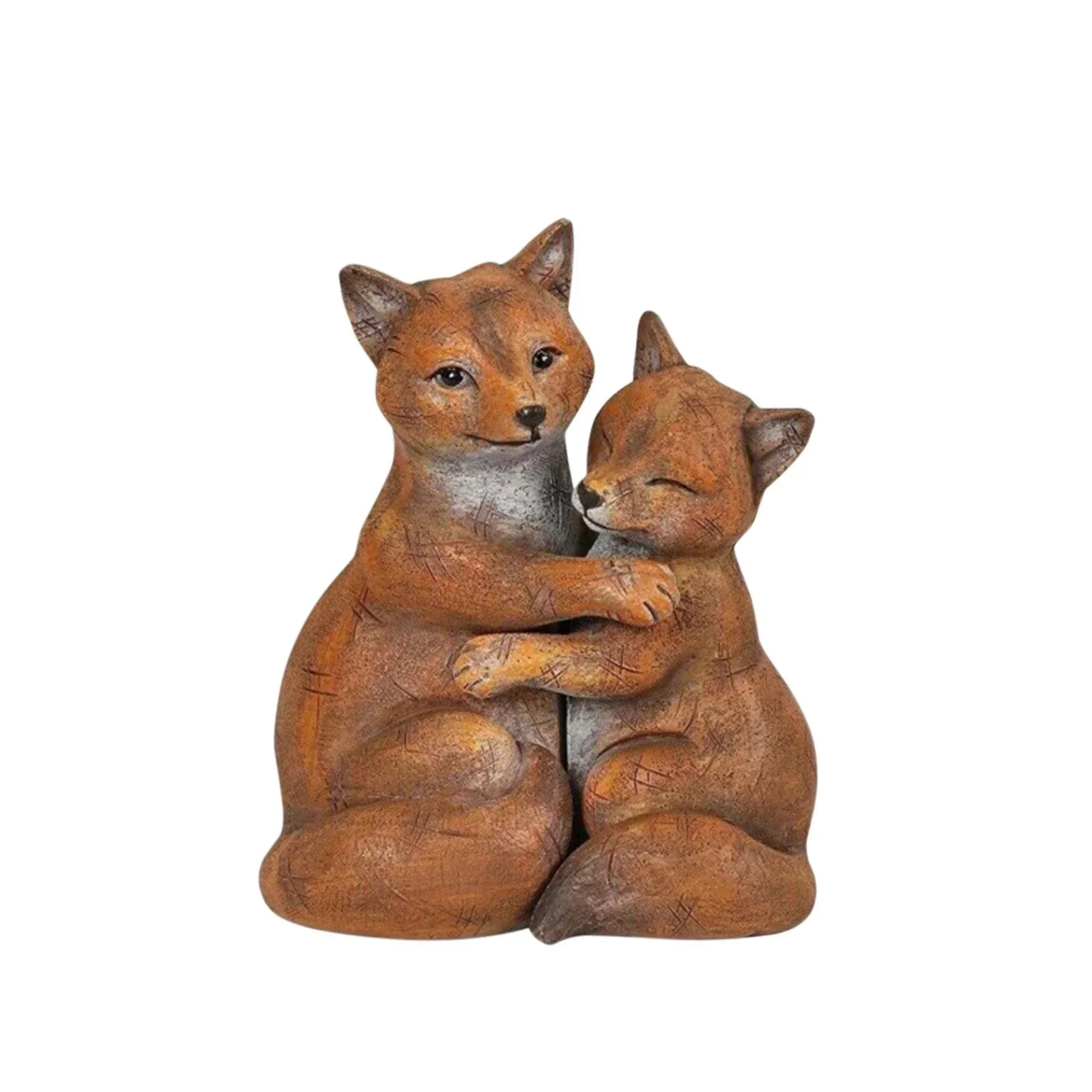 Cute Panda Rabbit Hug Statue Resin Couple Valentine's Day Gift Ship from UK