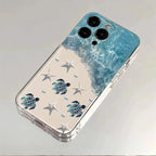 Ocean Butterfly Turtle Case for Samsung Galaxy A16 A55 A35 S25 S24 S23 Ultra
