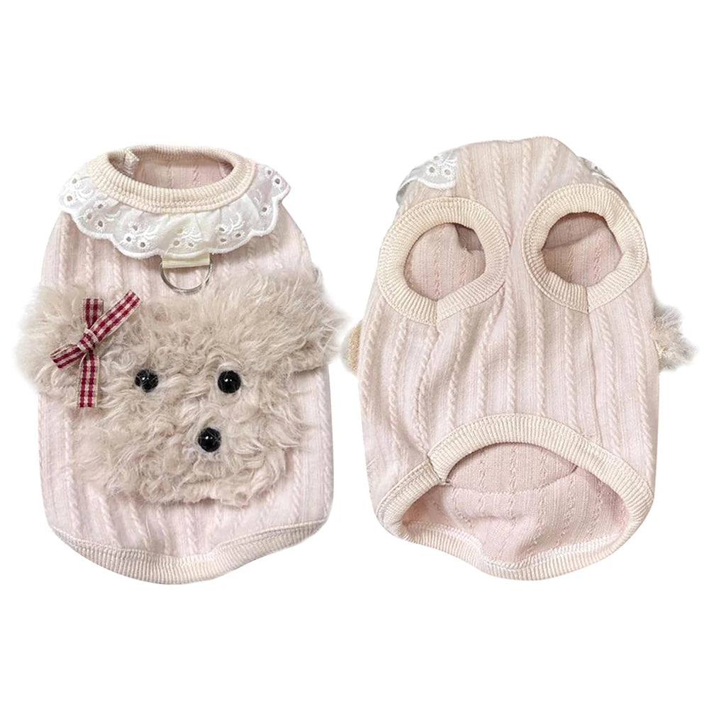 Cotton Dog Cat Vest Breathable Soft Puppy Clothes Chihuahua Small Pet Outfit
