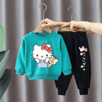 Sanrio Hello Kitty Boys and Girls Tracksuit Spring Autumn Clothing Set