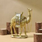 Turkish Resin Golden Camel Sculpture Feng Shui Figurines Home Decoration Accessories
