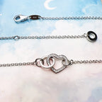 Timeless Love Heart Necklace 925 Sterling Silver Romantic Jewellery Gift