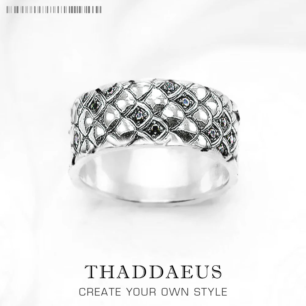 Vintage Snake Ring 925 Sterling Silver Summer Fashion Jewellery Girls Women