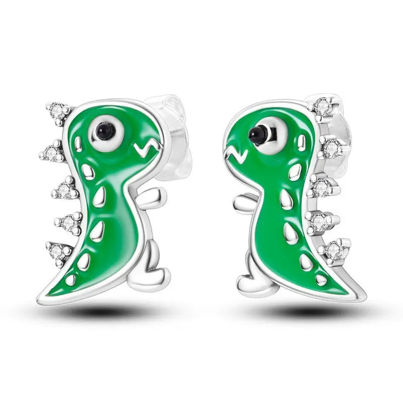 925 Sterling Silver Cats Dogs Animals Hoop Ear Studs Anniversary Gift