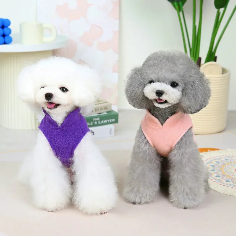 Autumn Winter Pet Dogs Clothes Fleece Warm Dogs Sweater French Bulldog Coat Puppy For Small Dogs Clothing Chihuahua Costumes Pug