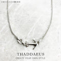 Love Anchor and Heart Necklace 925 Sterling Silver Romantic Jewellery Gift