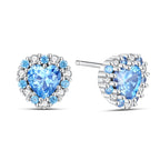 925 Sterling Silver Star Moon Heart Shape Versatile Hoop Earrings Fine Gift