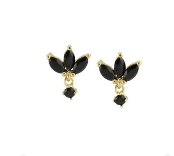 2PC Stainless Steel Cubic Zirconia Small Hoop Earrings Helix Tragus