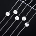 26 Letter Chain Bracelet Anklet 925 Sterling Silver Men Women Wedding Gift