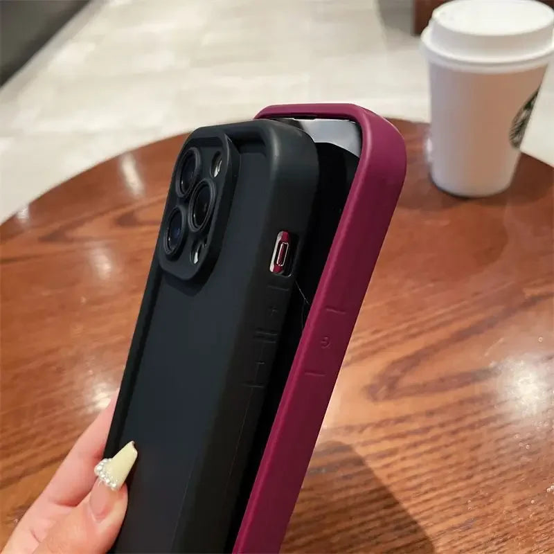 Thickened Protective Case for iPhone 17 16 15 14 13 12 11 Pro Max TPU Cover