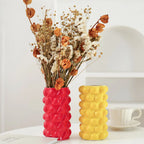 Fruit Bud Vase Lemon Strawberry Ceramic Mediterranean Style Kitchen Living Room Decor