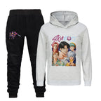 Spring Kids Kpop Demon Hunters Hoodie & Pants Set Rumi Mira Zoey Tracksuit