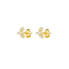 Vintage Stainless Steel Zirconia Sun Star Dangle Earrings Punk Rock