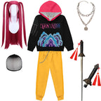 Kids Kpop Demon Hunter Hoodie and Pants Set Fashion Girls Casual Clothing
