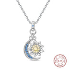 925 Sterling Silver Luminous Firefly Heart Shaped Zircon Pendant Necklace For Women Fashion Anniversary Birthday Jewelry Gifts