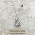 Magic Cat Pendant Necklace 925 Sterling Silver Fashion Jewellery Women Gift