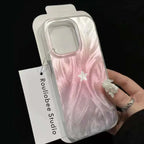 Simple Gradient Pink Heart Case for Samsung Galaxy S25 S24 S23 S22 Ultra FE