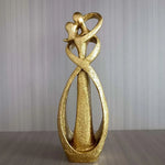 23cm Sandstone Sculpture Decorative Lover Wedding Statue Valentine's Day Souvenirs