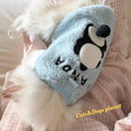 Plush Cat Vest Escape-Proof Winter Kitten Sweater with Leash Attachment