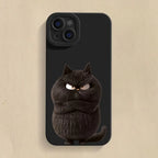 Funny Cool Cat Matte Case for iPhone 17 16 15 14 13 12 11 Pro Max