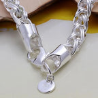 4mm 6mm Chain Bracelet 925 Sterling Silver Men Women High Quality Factory