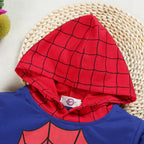 Kids Spiderman Costume Clothing Set Boys Spring Coat & Pants 2pc Clothes Suit