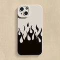 Fashion Black Flame Case for Samsung Galaxy S24 S23 Ultra A54 A34