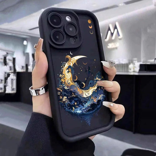 Luxury Moon Case for Xiaomi Redmi Note 14 13 12 11 Pro Plus 13C 12C 14C