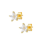 2PCS Gold Colour Star Dangle Earrings Luxury Star Pendientes y2k Jewelry