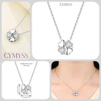 Original 925 Sterling Silver 18K Gold Heart Lock and Key Necklace Y-shaped Chain Necklace For Women Memorial Prayer Jewelry Gift