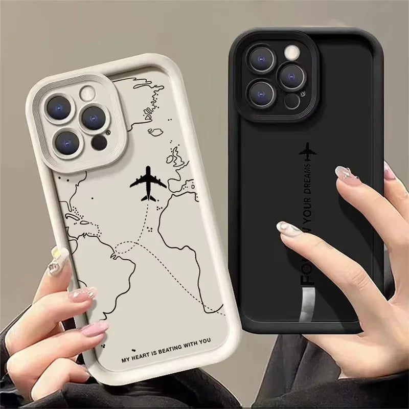 Airplane Route Case for Xiaomi Redmi Note 14 13 12 Pro Plus 13 12S 11 13C 14C
