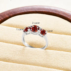 Total 4 carat moissanite ring D Color VVS1 EX Round Moissanite Ring 925 Sterling Silver Eternity Ring Women Engagement Wedding