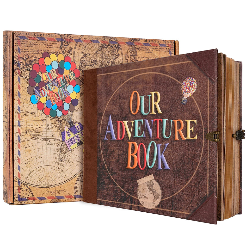 146 Page Adventure Kraft Photo Album Scrapbook Valentine's Day Gift Ship from UK