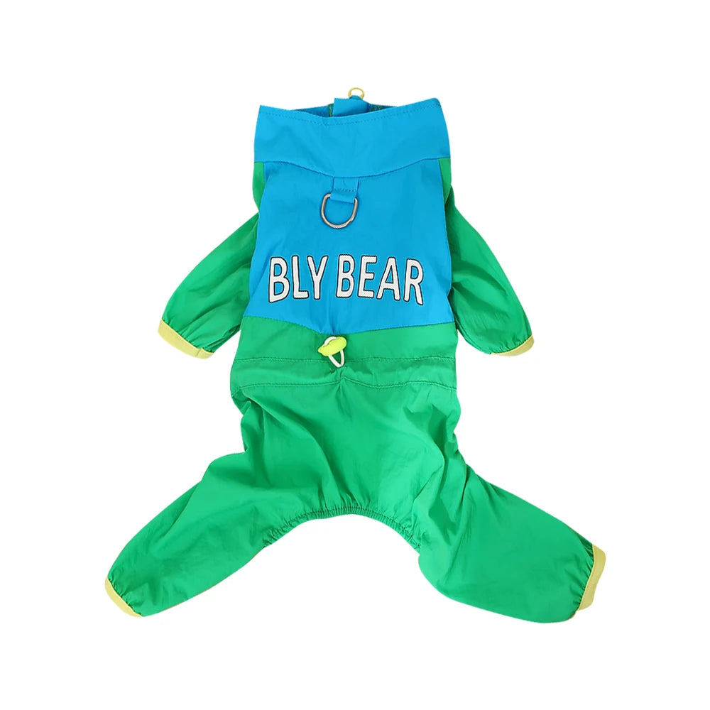 Dog Jacket Series Windproof Raincoat Waterproof Outdoor Jumpsuit Costume