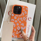 Pink Leopard Print Lychee Case for iPhone 17 16 15 14 13 Pro Max