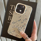 Artistic Skiing Oil Painting Lychee Case for iPhone 17 16 15 14