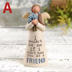 Angel Figurine Resin Statue Friendship Sister Valentine's Day Gift Ship from UK