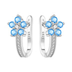 925 Sterling Silver Maple Leaf Drop Earrings Trendy Anniversary Jewellery