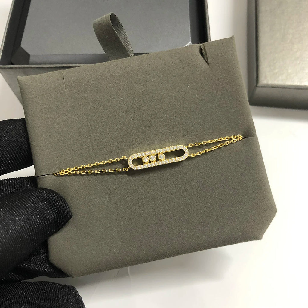 Premium Quality 925 Sterling Silver Jewelry Women's Bracelet.Romantic Anniversary Jewelry Gifts Party Accessories