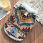 Warm Thickened Fur Dog Coat , Extra Fluffy Warm Puppy Vest for all breeds Dogs, Cute Plush Cat Jacket outfits