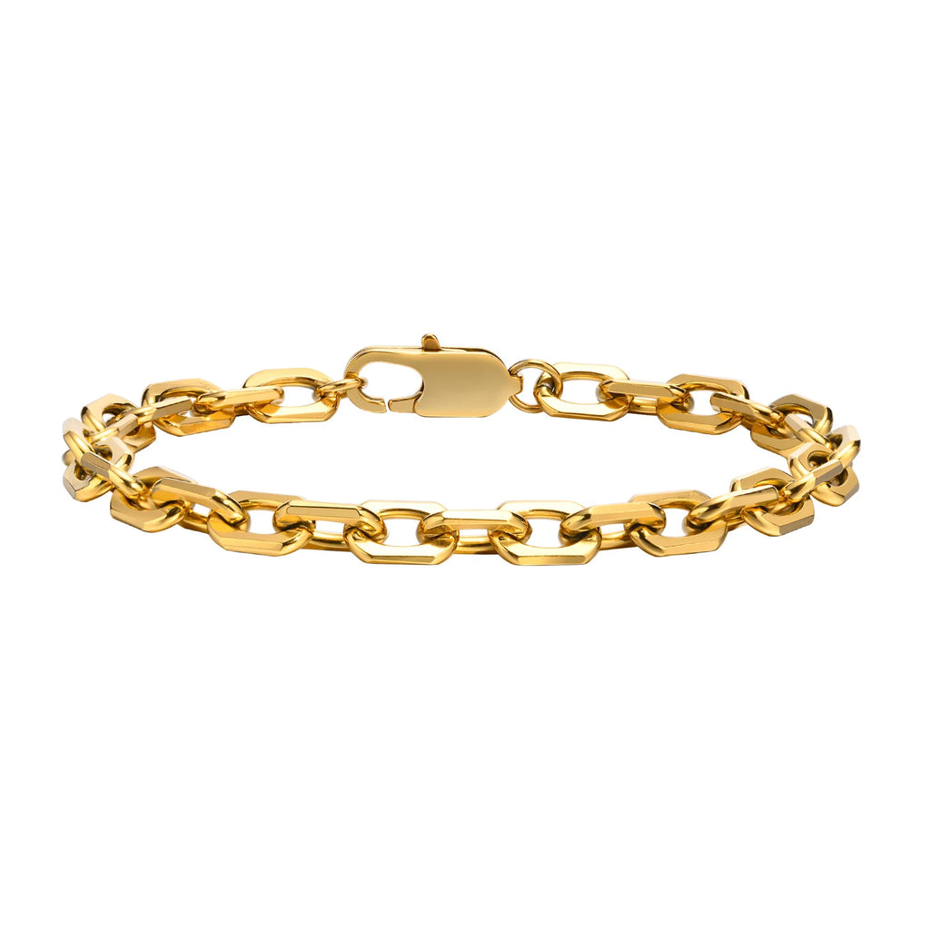 Stainless Steel Chain Bracelet for Women Men Layered Jewelry