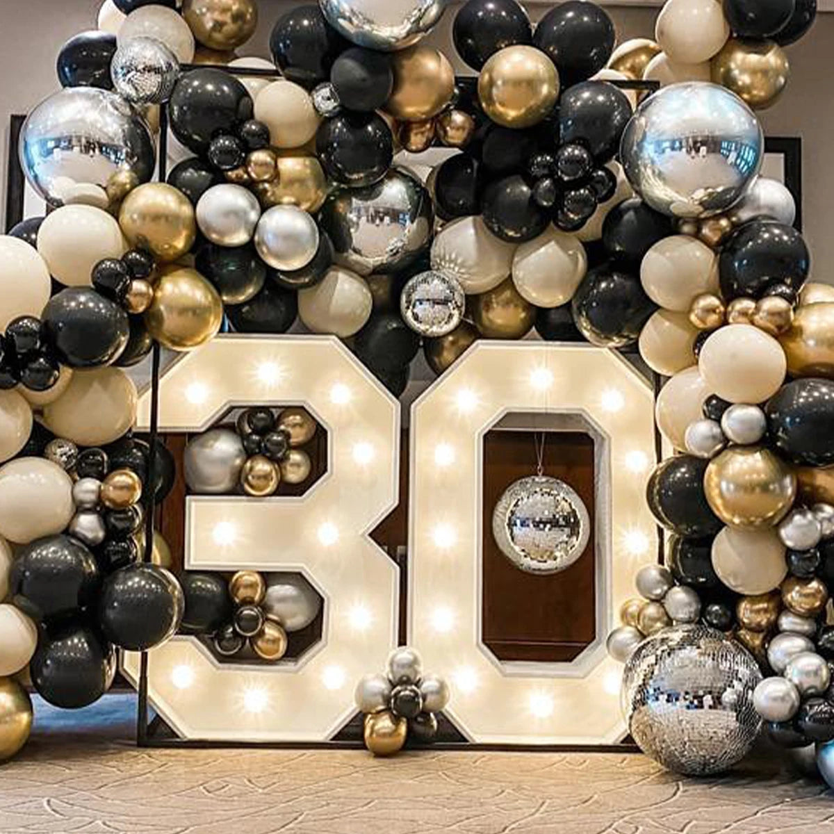 91.5cm Giant LED Light Birthday Number - 1st Birthday, Anniversary, Wedding Decor