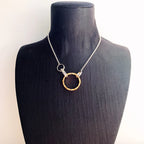 Royal Crown Gold Necklace Link Chain 925 Sterling Silver Romantic Jewellery