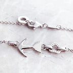 Love Anchor and Heart Necklace 925 Sterling Silver Romantic Jewellery Gift