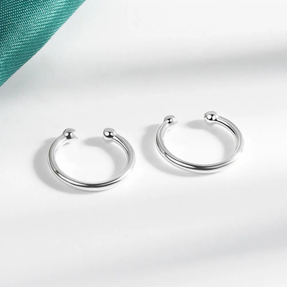 2022 New Stainless Steel Minimal Hoop Earrings Cubic Zirconia