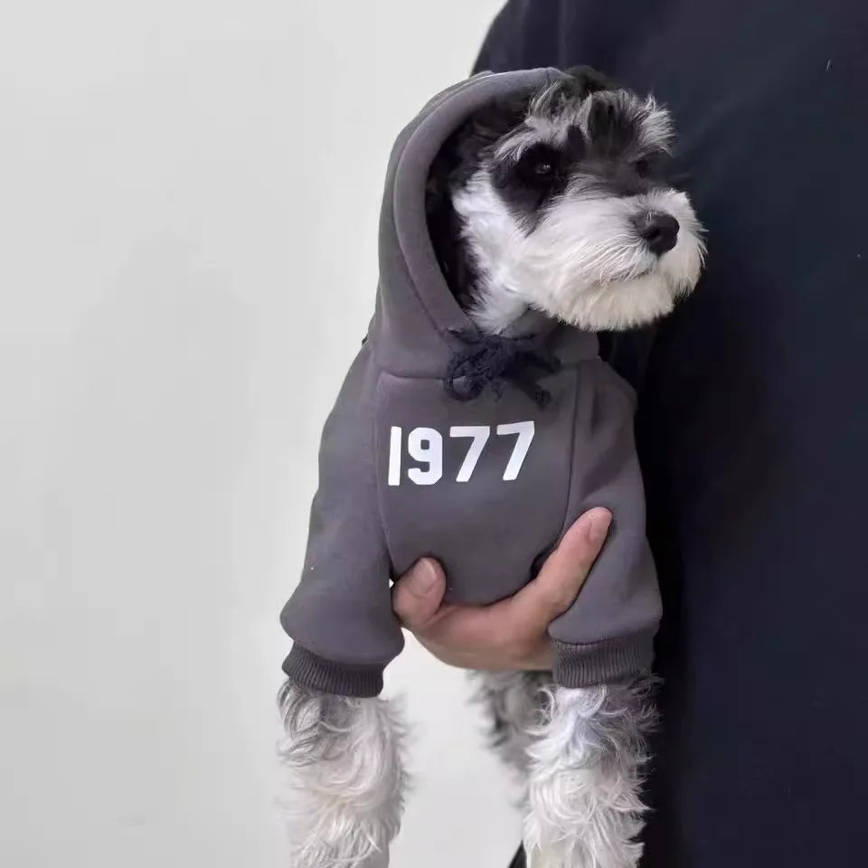 Cozy Fleece Dog Hoodie - Soft Comfortable Pullover, Cute Casual Pet Hoodie for Everyday Fashion Outfit