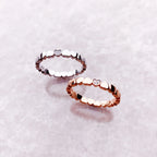 Love Hearts Ring 925 Sterling Silver Romantic Fine Jewellery Women Gift