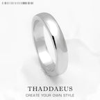 Classic Band Ring 925 Sterling Silver Autumn Fine Jewellery Lovers Gift