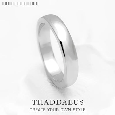 Classic Band Ring 925 Sterling Silver Autumn Fine Jewellery Lovers Gift